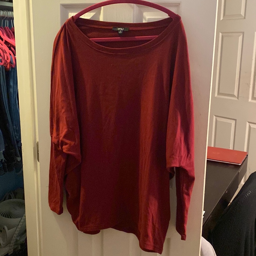 Burgundy sweater